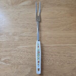 Ekco Spice of Life Meat Carving Fork 12.5" Japan Kitchen Utensil Vintage